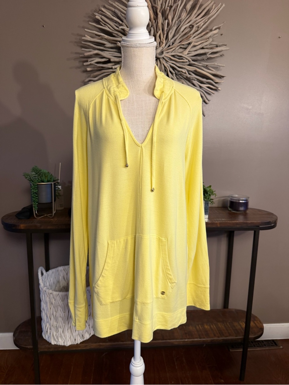 Lilly Pulitzer long sleeve top in yellow